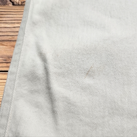 VTG Action West High Waist 3 Pocket Straight Leg Bareback Jeans White 28x30 (12) - Picture 6 of 8